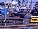 Stahlumschlag im Neustädter Hafen