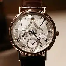 Armbanduhr mit Breguetzeigern