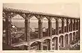 Der 1913 begonnene Viaduc de Bréhec wurde erst 1922 fertiggestellt