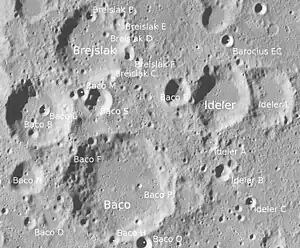 Breislak (oben links) und Umgebung (LROC-WAC)