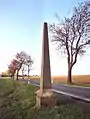 Ganzmeilensäule an der Alten Dresden-Teplitzer Poststraße bei Breitenau
