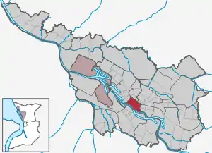 Stadt Bremen, Stadtteil Mitte hervorgehoben