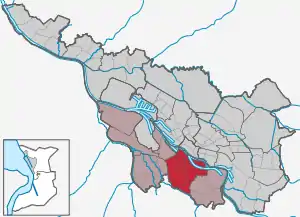 Stadt Bremen, Stadtteil Neustadt hervorgehoben
