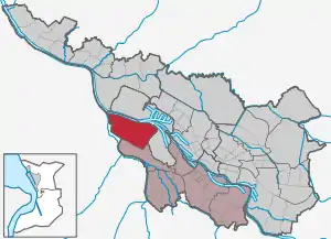 Stadt Bremen, Stadtteil Seehausen hervorgehoben
