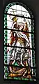 Nordöstliches Kirchenfenster im Presbyterium mit Darstellung des Erzengels Michael