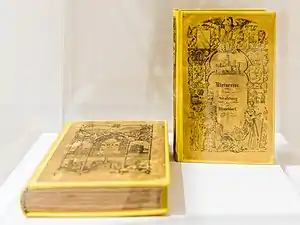 „Rheinreise von Straßburg bis Düsseldorf“ (D 2, 1839): Einband (Sammlung Kölnisches Stadtmuseum) und Titelblatt mit Autorenangabe: Prof. J. A. Klein