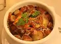 Brezensuppe, eine Spezialität der Landesküchen von Bayern, Salzburg und Tirol