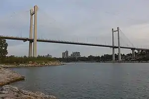 Die neue Evripos-Brücke von 1992