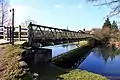 Die Bailey-Brücke von Port Meadow nach Fiddler’s Island