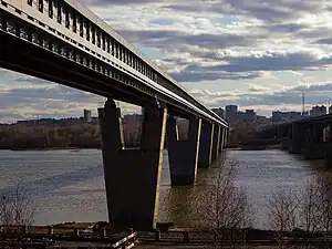 Metrobrücke Nowosibirsk