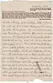 Brief Karl Fischers an seine spätere Frau Maria Johanna Fischer aus dem Konzentrationslager Buchenwald, 8. Oktober 1944