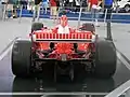 Heckansicht des Ferrari F2004 (British International Motor Show, 2006)