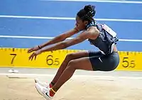 Die achtplatzierte Brittney Reese