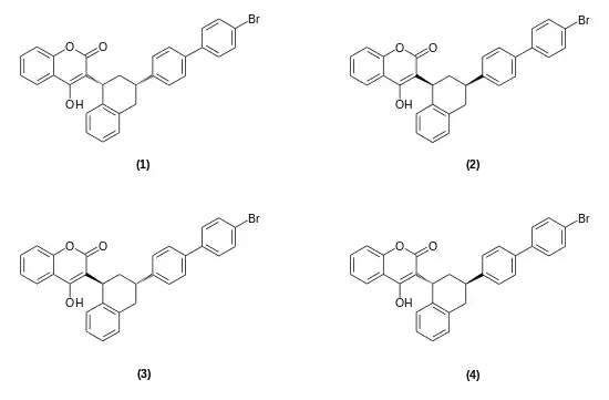 Stereochemie von Brodifacoum