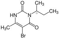 Strukturformel von Bromacil