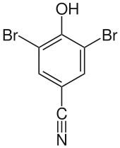 Strukturformel von Bromoxynil