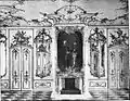 Bronzesaal mit Gemälde von Louis de Silvestre: Friedrich Wilhelm I. und August II. im Jahre 1729