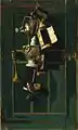 Door with lanterns, um 1880