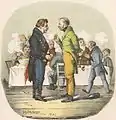 Brorskål (Brüderschaft trinken), (1830)
