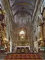 Scheinarchitektur im Altarraum der Kirche der hl. Peter und Paul in Broumov