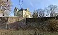 Mauerreste einer Burganlage