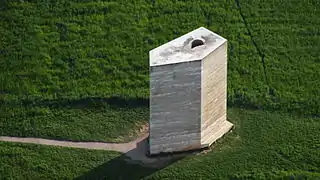 Bruder-Klaus-Feldkapelle, Luftaufnahme (2015)