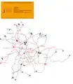 Brüsseler Straßenbahnnetz des Jahres 2009 mit Darstellung der geplanten Erweiterungen