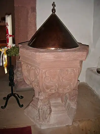 Gotischer Taufstein, um 1500