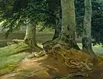 1828: Buchen in Frederiksdal bei Kopenhagen