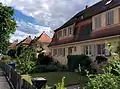 Reihenhausgruppe der Gartenstadt Nürnberg