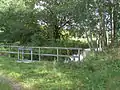 Schleuse zum Lietzengraben. Blick in Richtung Nordosten.