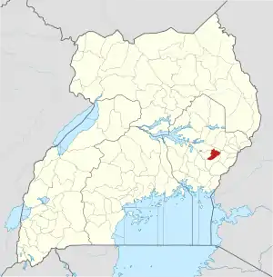Lage von Budaka