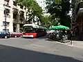 Újlipótváros: Trollibus Nr. 76 in der Pozsonyi út