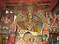 Buddha-Status in einem Tempel der Klosteranlage Erdene Dsuu