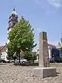 Ansicht von Westen, im Hintergrund der Reichenturm
