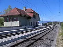 Bahnhof von Büren zum Hof