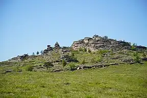Hügellandschaft im Nationalpark Bujratau