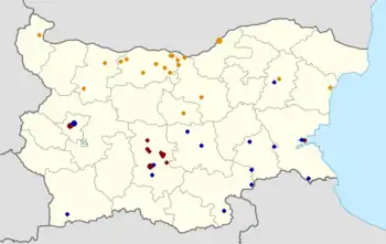 Römisch-katholische Pfarreien in Bulgarien