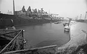 Krupp-Hafen im März 1976