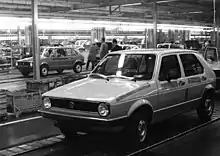 Montage im Werk Wolfsburg, 1978