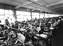 Schuhherstellung bei Salamander um 1954