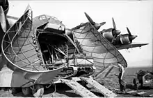 Entladung eines Renault-Panzers in Tunesien