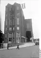 Essener Börse, Dreieckserker an der Stirnfassade