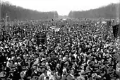 Demonstration am 1. Mai in Berlin-Treptow