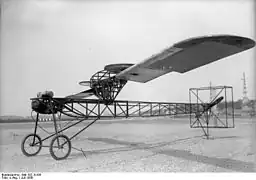 Versuchsmodell des Zaschka-Rotationsflugzeugs, Juli 1928