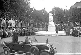Enthüllung des Befreiungsdenkmals in Mainz 1930