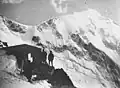 Das Refuge du Goûter mit 7 Plätzen im Jahr 1925
