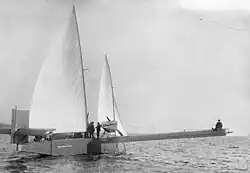 Rohrbach Ro II oder Ro III mit Hilfsbesegelung