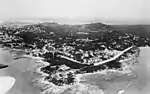 Luftbild Tsingtau, Teilansicht in den 1930er Jahren