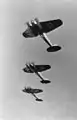 Kettenreihe rechts mit Heinkel He 111